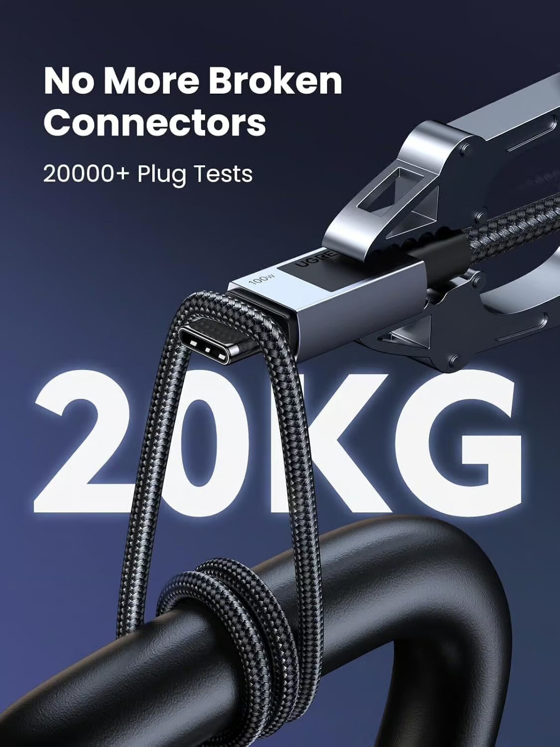 Kabel UGREEN USB-C on USB-C 100W 0.5m-7