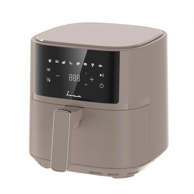 Friteza na vrući zrak FRAM FAF-B6CR17SQ (1700W, kapacitet košarice 5,7L, digitalni zaslon, temperatura 80-200°C, timer 60min)-0
