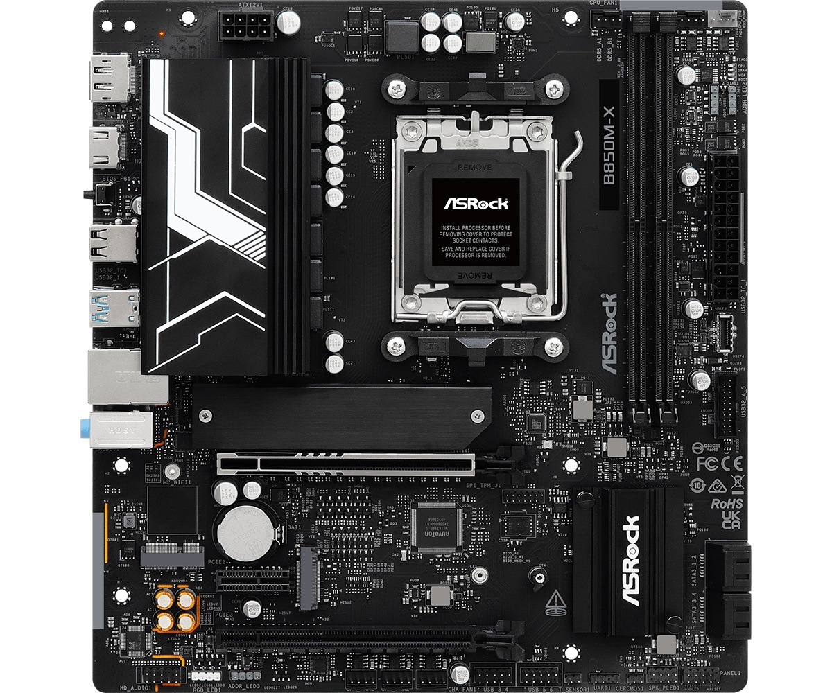 Matična ploča ASROCK AMD AM5 B850M-X R2.0-1