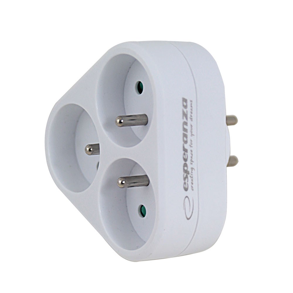 Električni razdjelnik ESPERANZA ELK303W (3 utičnice, bijela)-2