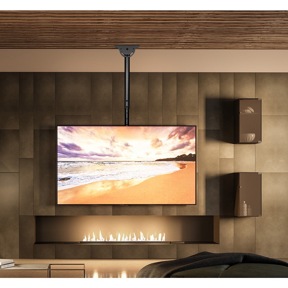 Techly 32-55 Telescopic Ceiling Universal LED TV LCD Support" ICA-CPLB 944S-3