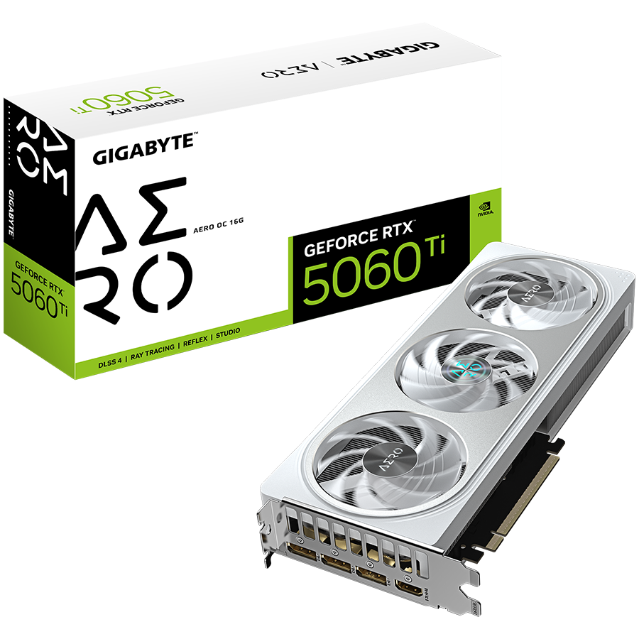 Grafička kartica GIGABYTE GeForce RTX 5060 Ti AERO OC 16GB-23