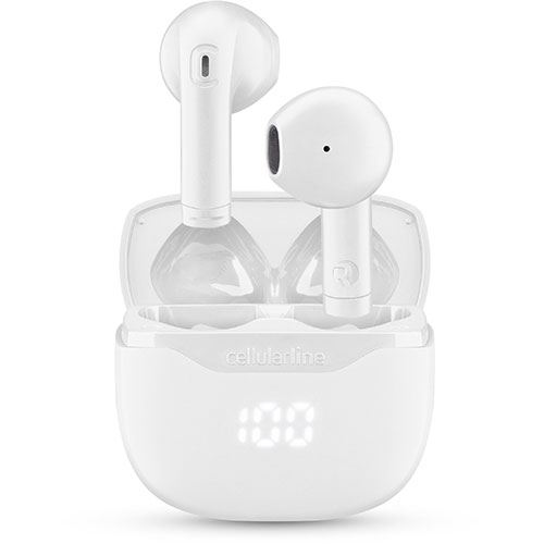Slušalice CELLULARLINE, ACL, Core, Bluetooth, In-Ear, TWS, bijele-0