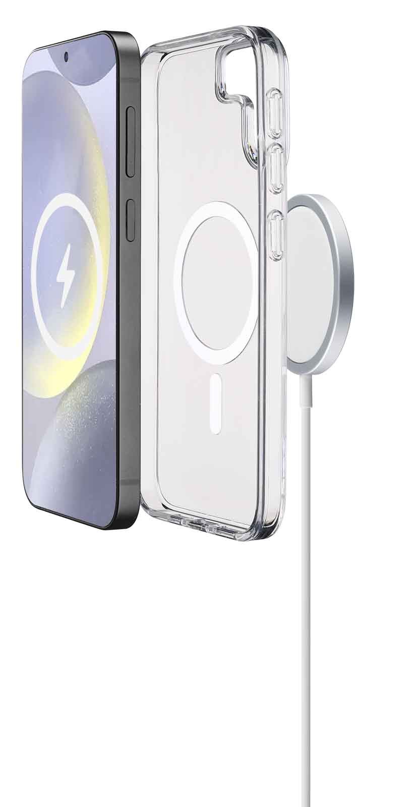 Maska za mobitel CELLULARLINE Gloss Mag, za SAMSUNG Galaxy S25 prozirna-0