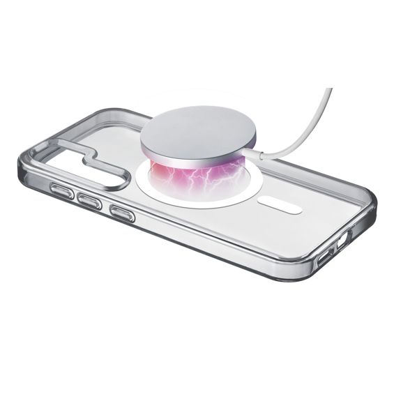 Maska za mobitel CELLULARLINE Gloss Mag, za SAMSUNG Galaxy S25 prozirna-2
