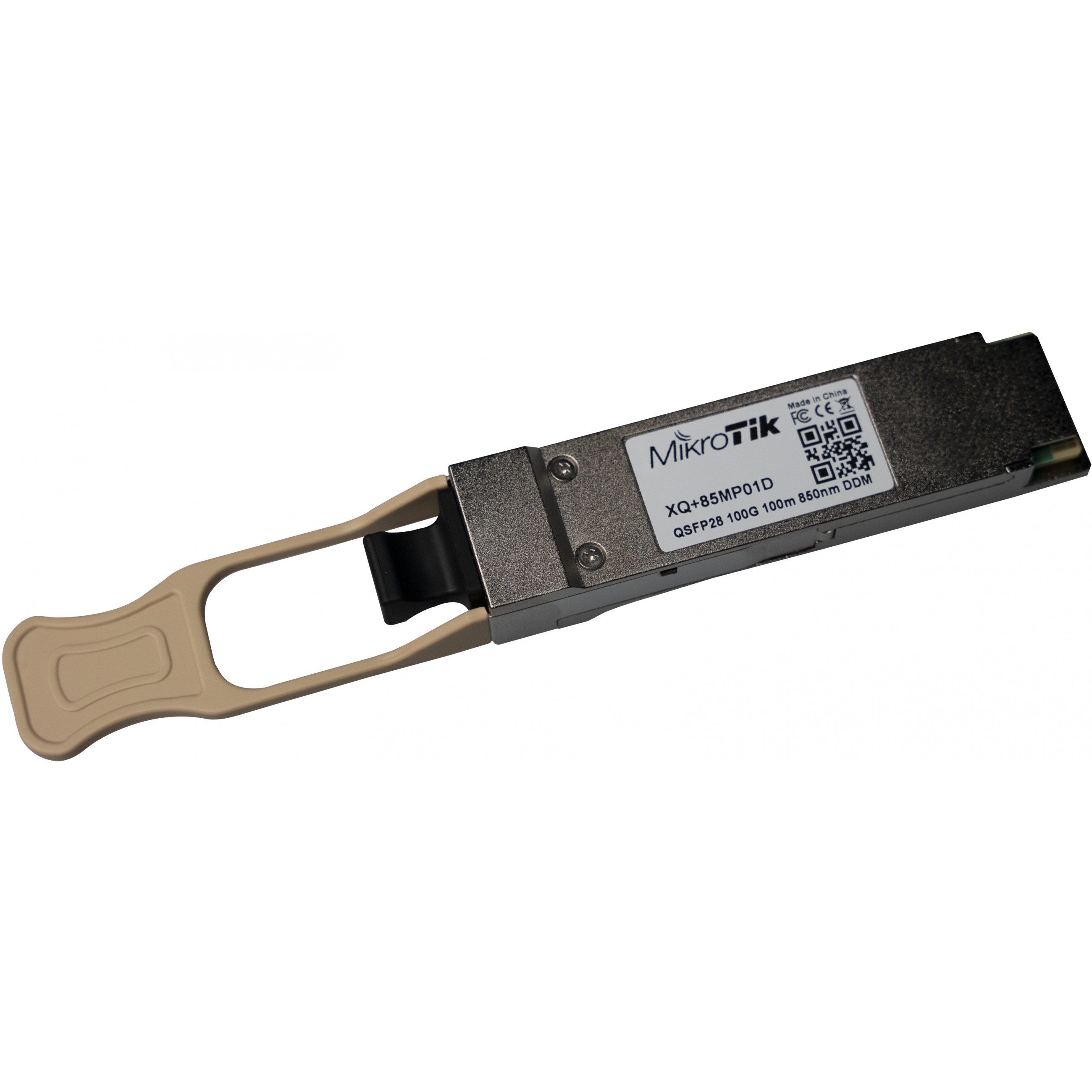 Modul MIKROTIK QSFP+/QSFP28 XQ+85MP01D (40G/100G, 1x12 MTP/MPO, 100m, 3,5W)-2