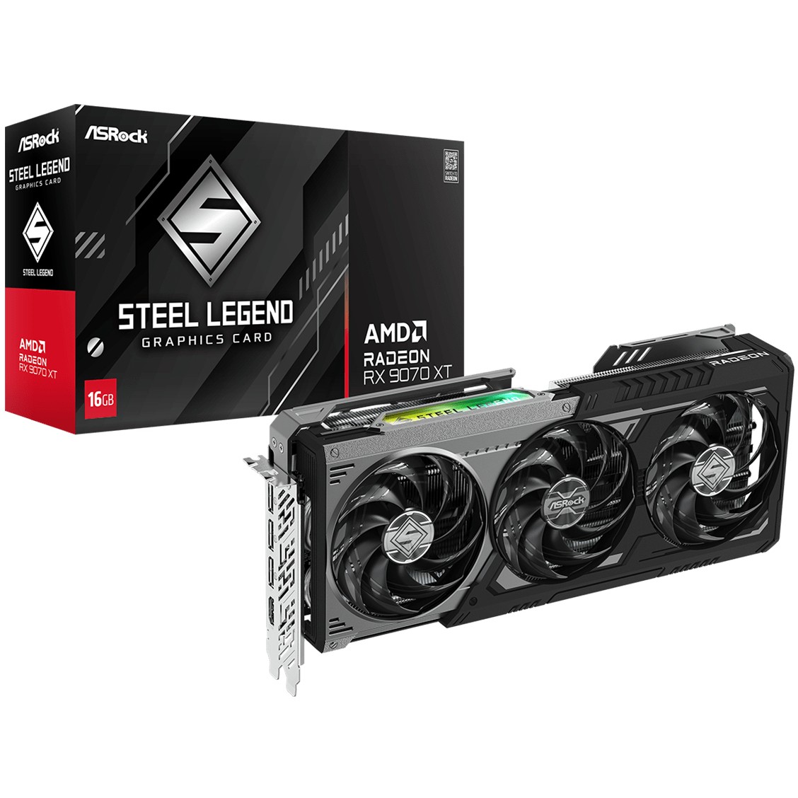 Grafička kartica ASROCK AMD Radeon™ RX 9070 XT Steel Legend Dark 16GB-5