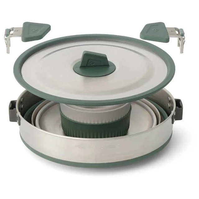 Set za kuhanje SEA TO SUMMIT Detour SL Steel One Pot 3L (5-dijelni)-1