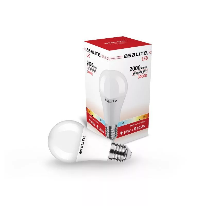 LED lampa ASALITE Asal0288 (E27, 18W, 3000K, 2000lm, životni vijek do 25,000 sati)-2