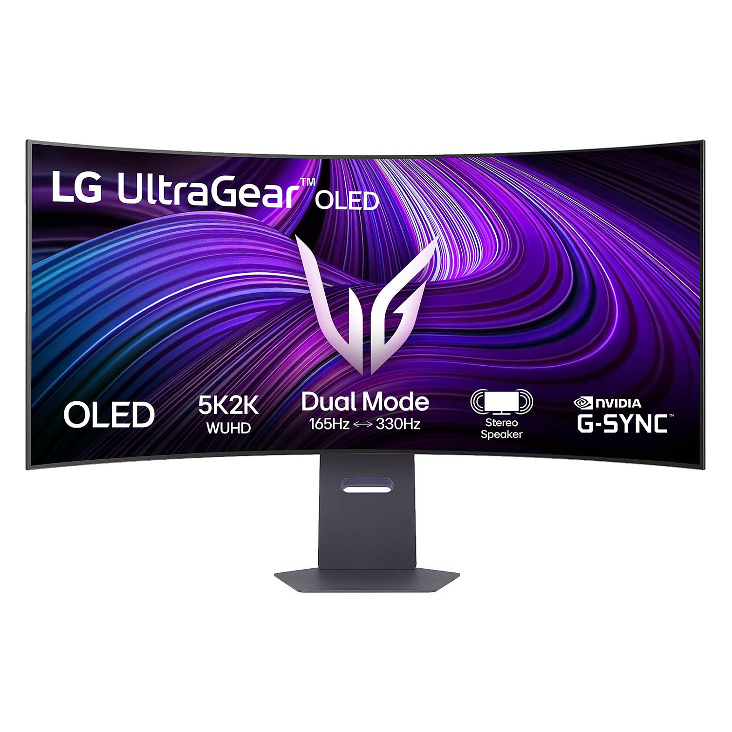 Gaming Monitor LG UltraGear 45GR95QE-B (45" WQHD OLED, 240Hz, 0.03ms, 800R zakrivljeni)-0