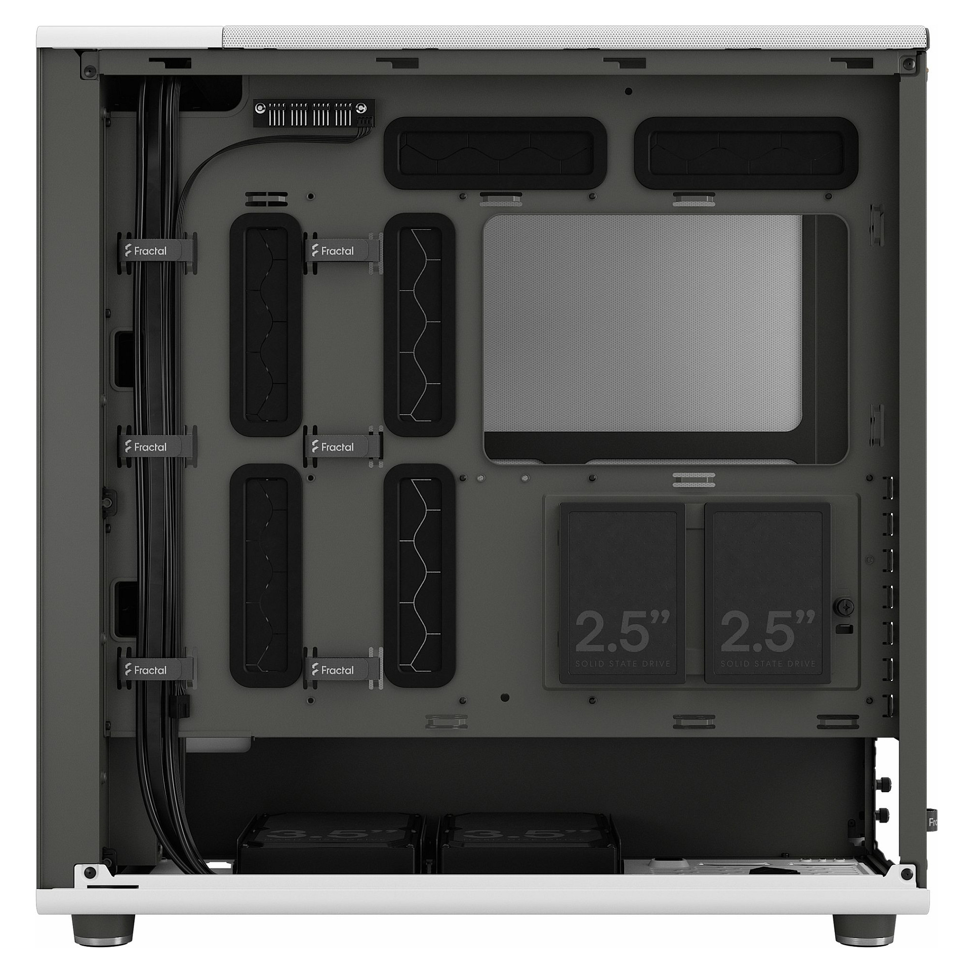 Kućište za računalo FRACTAL DESIGN North XL Chalk White-7