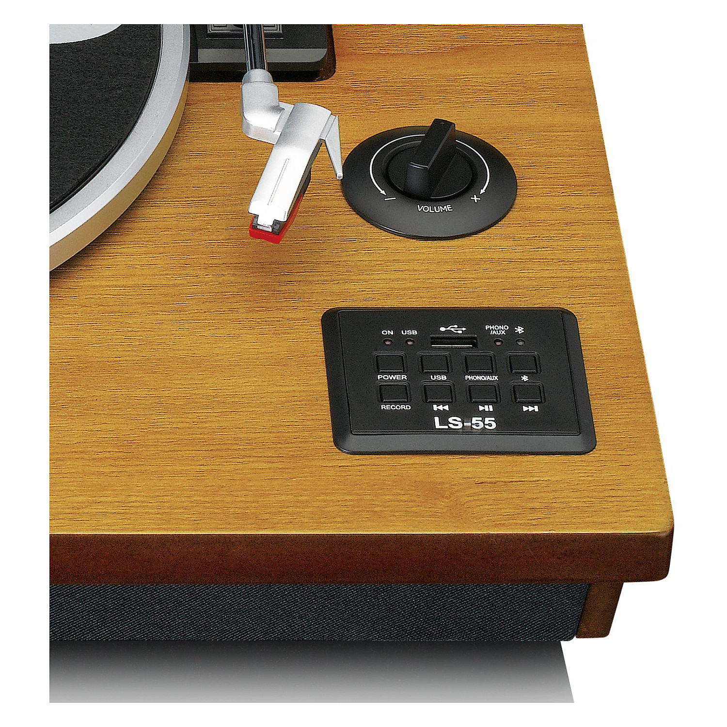 Gramofon LENCO LS-55WA, sa zvučnicima, bluetooth, USB, MP3, drveni-19