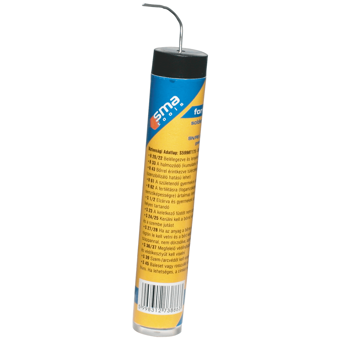 SMA Tinol za lemljenje u kućištu, Ø 1.0 mm, 17g - SWCU 1/17-0