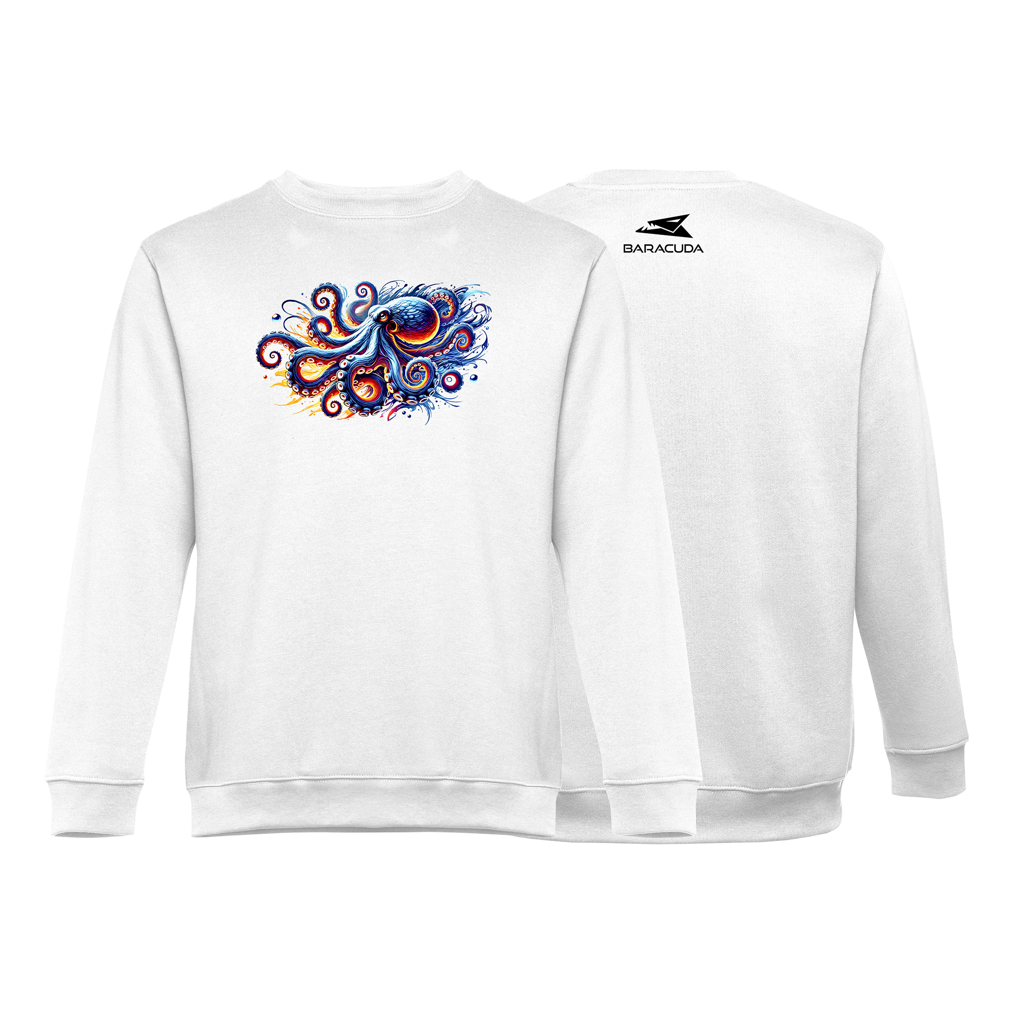 Majica Baracuda PROMO SWEATSHIRT White XXL - OCTOPUS-5