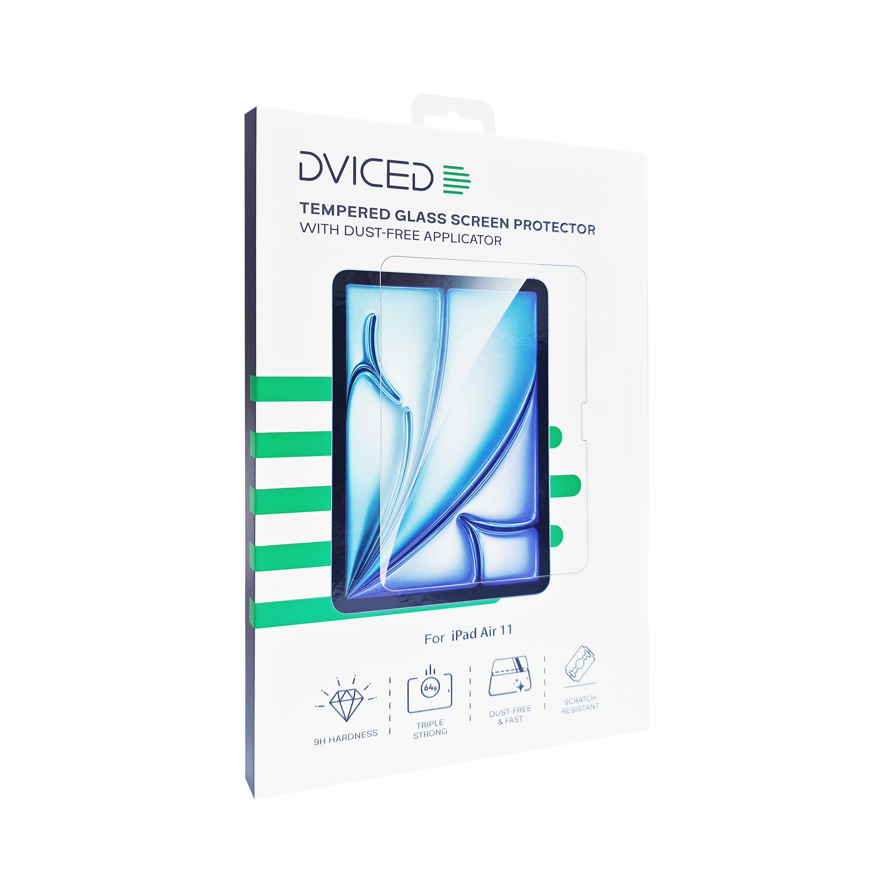 Zaštitno staklo DVICED za iPad Air 11-inch (tempered glass, s aplikatorom bez prašine)-1