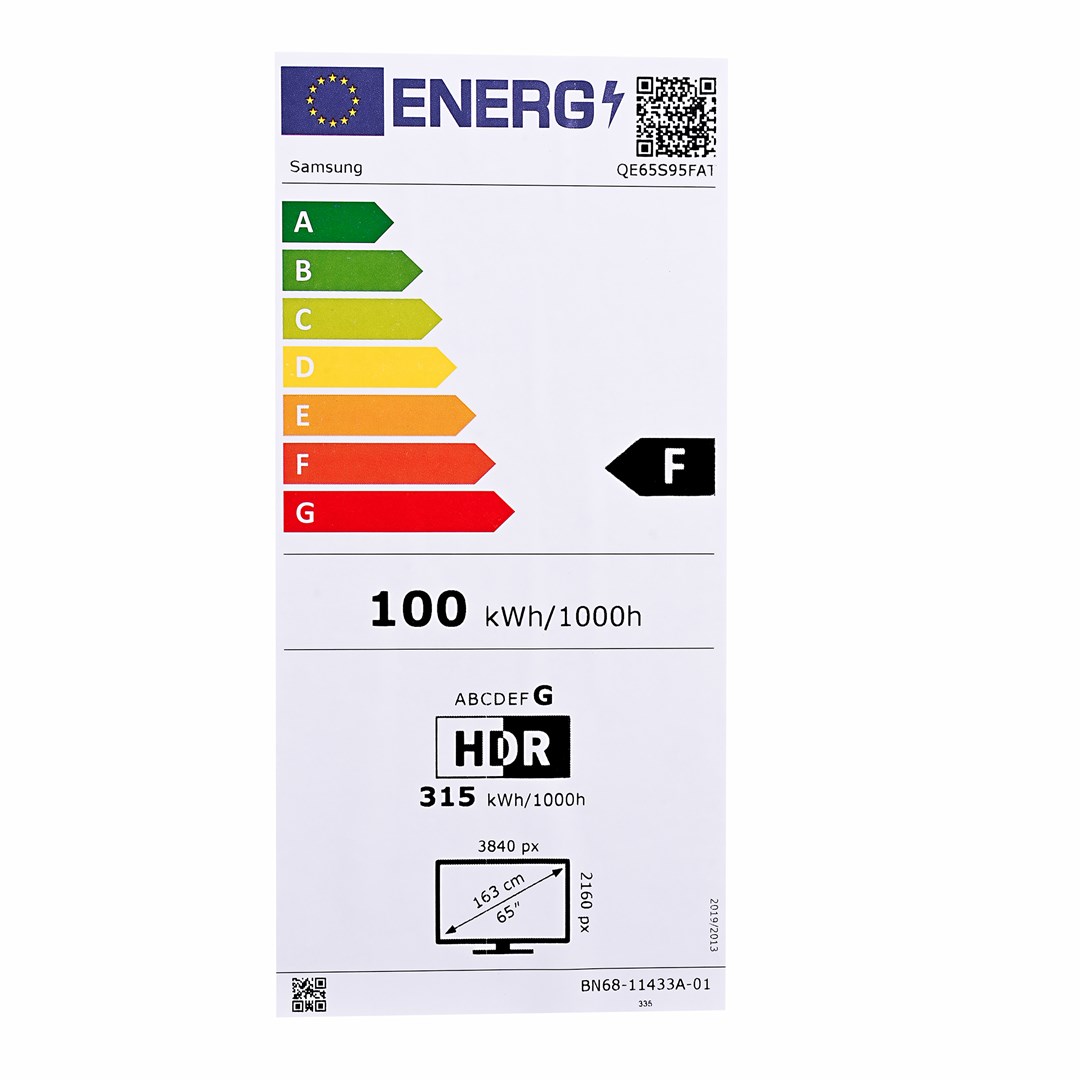 TV SAMSUNG QE65S95FATXXH 65" (OLED 165cm, 4K UHD, Smart TV, OLED HDR Pro, DVB-T2/C/S2) + POKLON UREĐAJ-28