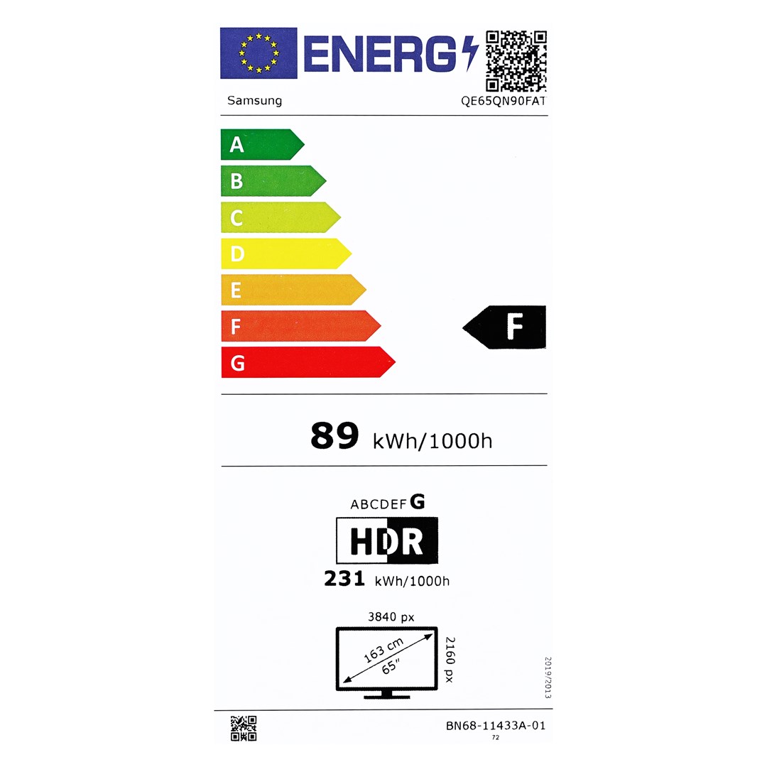 TV SAMSUNG Neo QLED Mini LED QE65QN90FATXXH (165 cm, 4K, Mini LED, HDR10+, Smart TV) + POKLON UREĐAJ-10