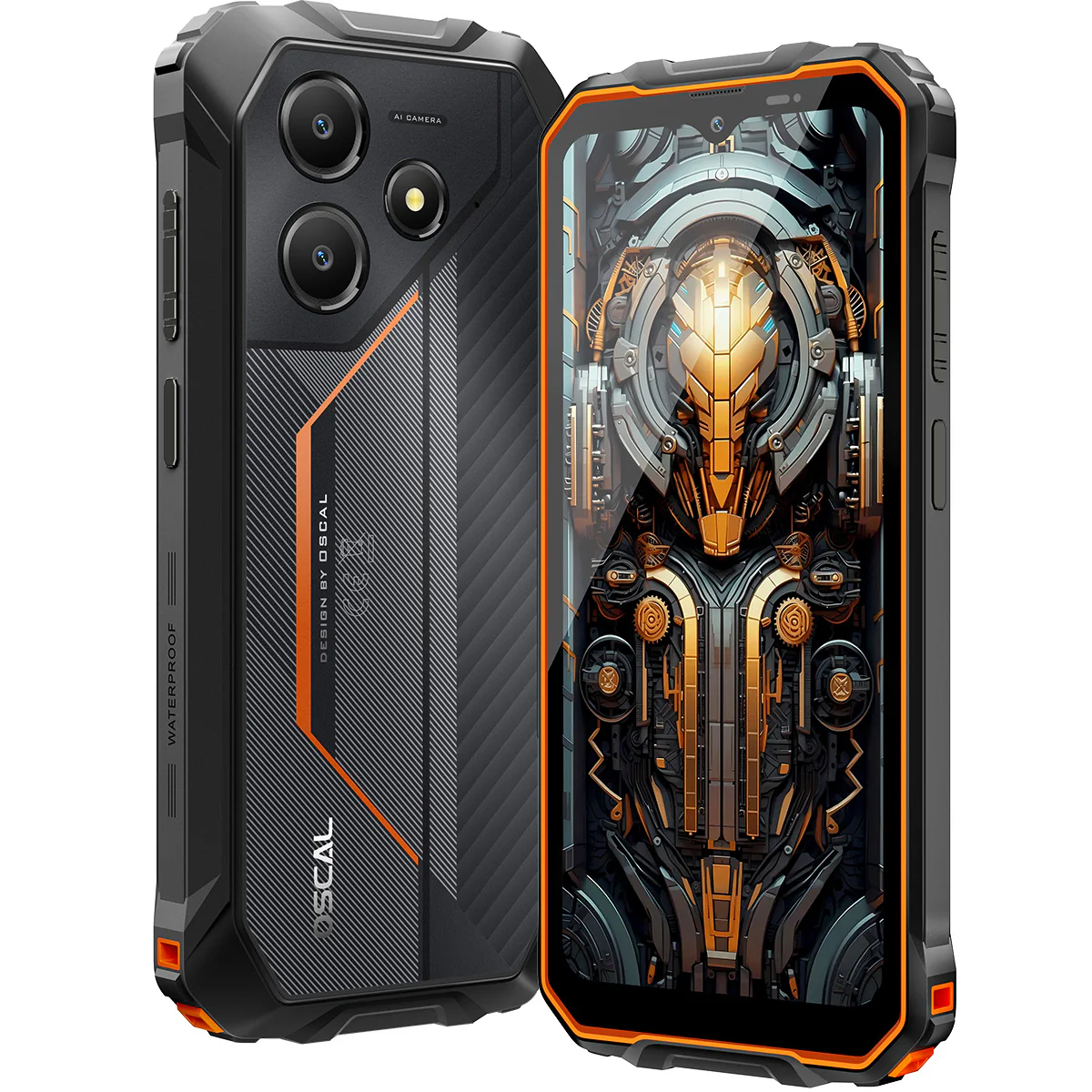 Oscal Marine 2 Smart Robust Phone 8GB + 256GB, orange-1