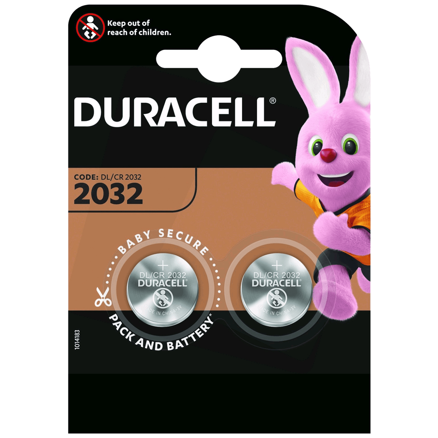 Baterija DURACELL Litij CR2032 B2-1