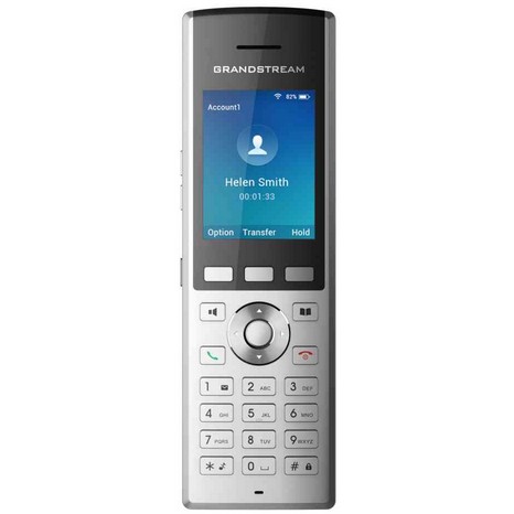 IP telefon GRANDSTREAM WP820 (2 linije, LCD, Wi-Fi, crna, srebrna)-1