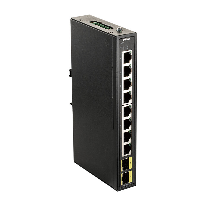 D-Link Industrial Gigabit Unmanaged Switch with 2 SFP slots