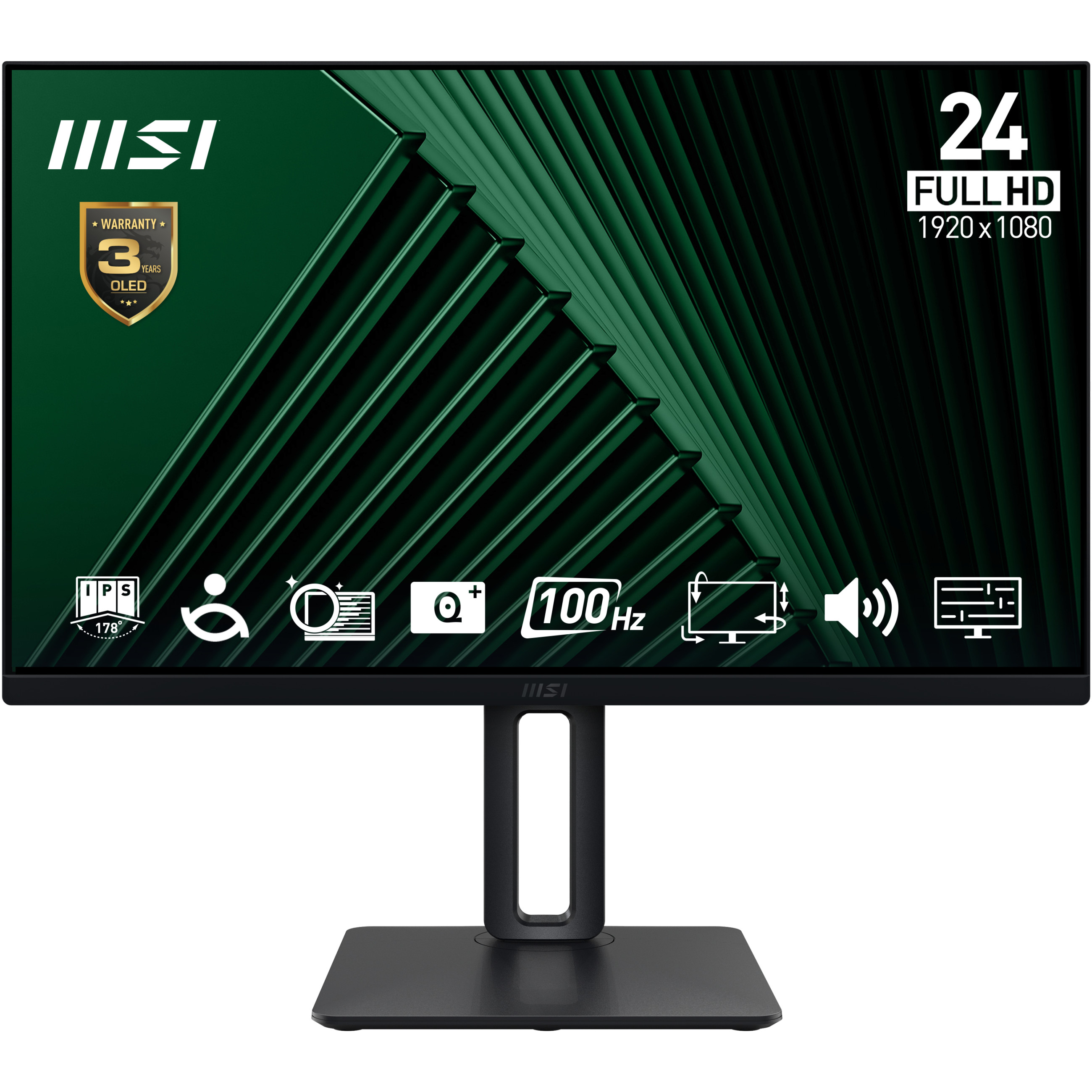 Monitor MSI PRO MP245PG 24 Inch FHD (1920 x 1080, 100Hz, IPS, 1ms)