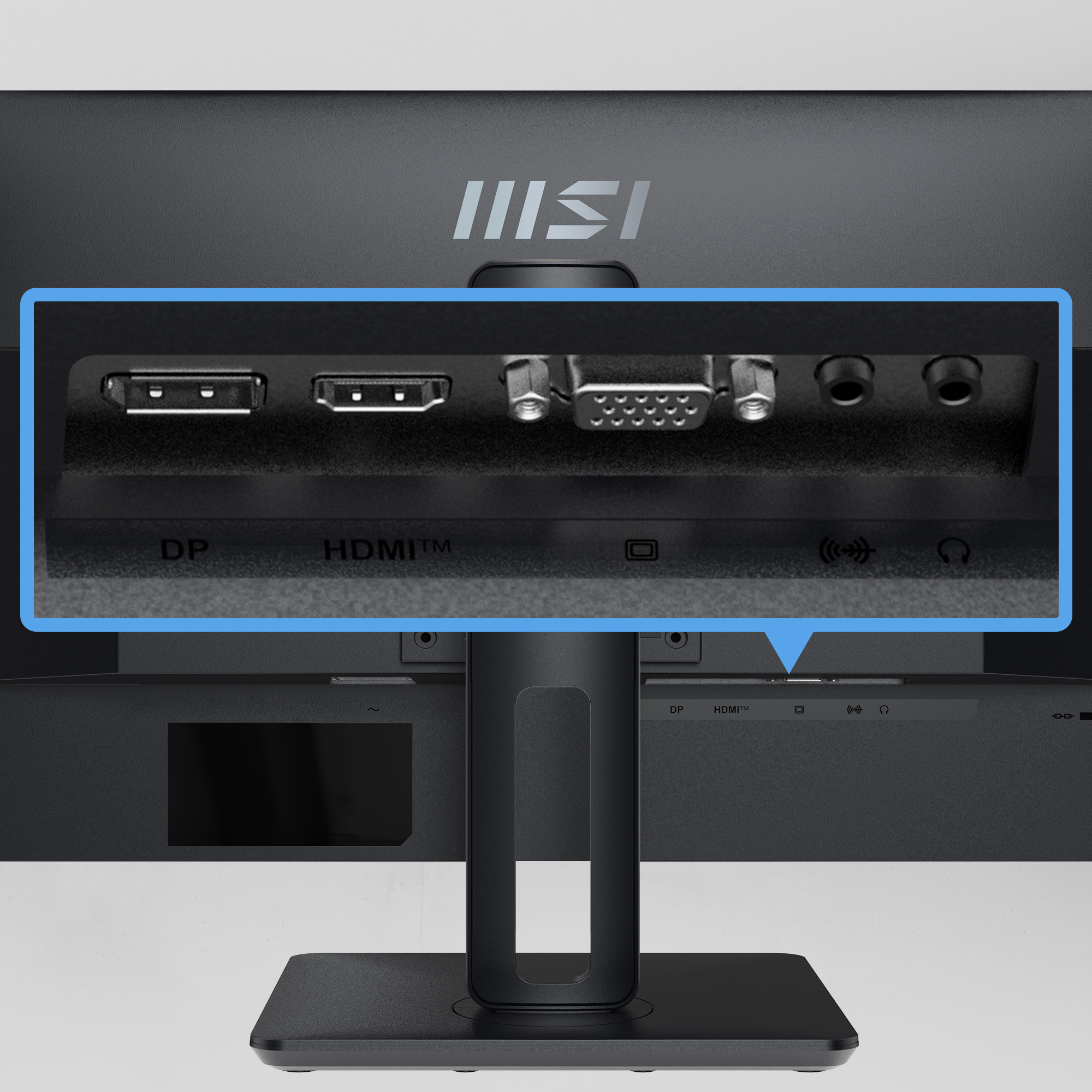Monitor MSI PRO MP245PG 24 Inch FHD (1920 x 1080, 100Hz, IPS, 1ms)-1