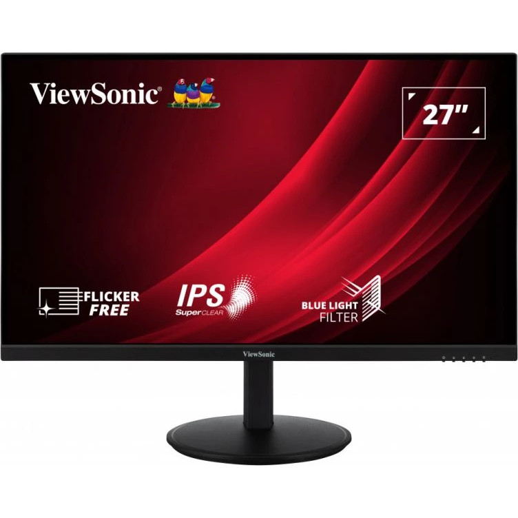 Monitor VIEWSONIC VG2709-2K-MHD-2 68.6 cm (27") 2560 x 1440 pixels Quad HD crna boja-0