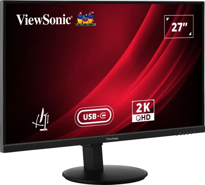 Monitor VIEWSONIC VG2709-2K-MHDU-2 27" (IPS, QHD, 100Hz, 4ms, USB-C 98W, crna boja)-1