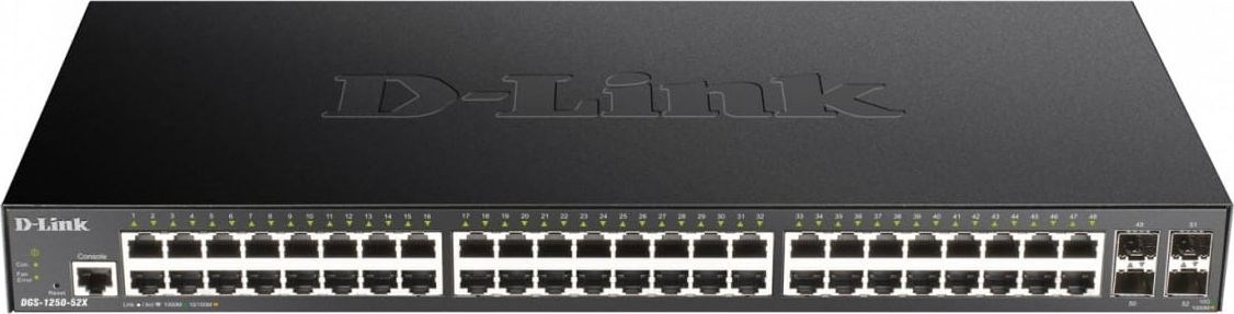 Switch D-LINK DGS-1250-52X/E (48x 1G, 4x 10G SFP+)-0