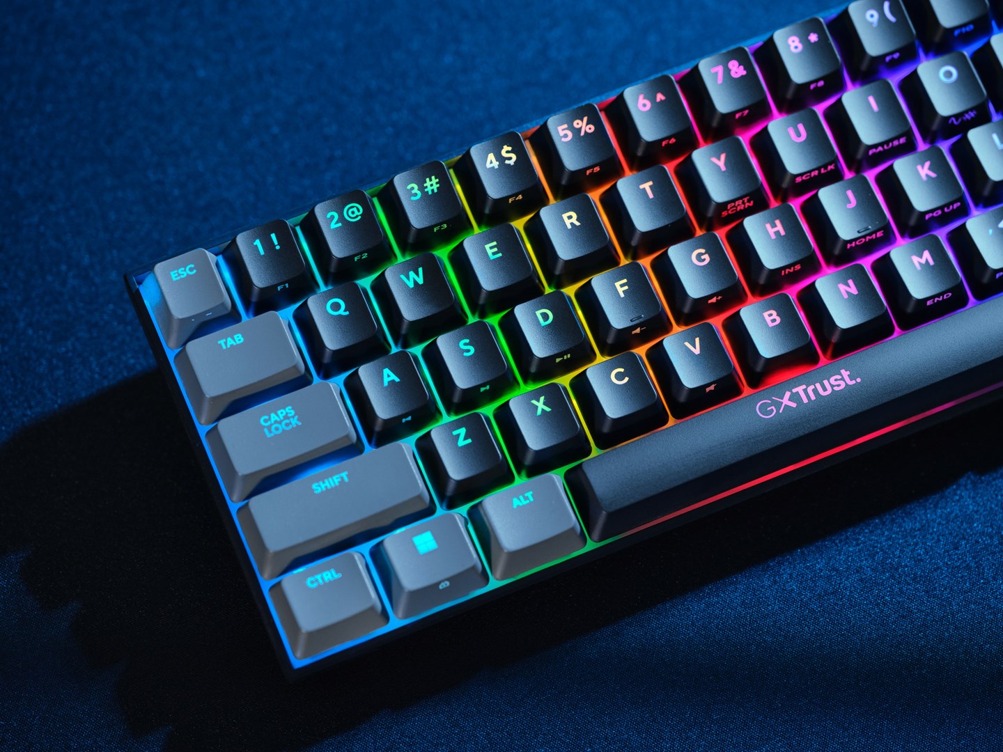Tipkovnica TRUST GXT 867 Acira Gaming USB QWERTY US English crna-3