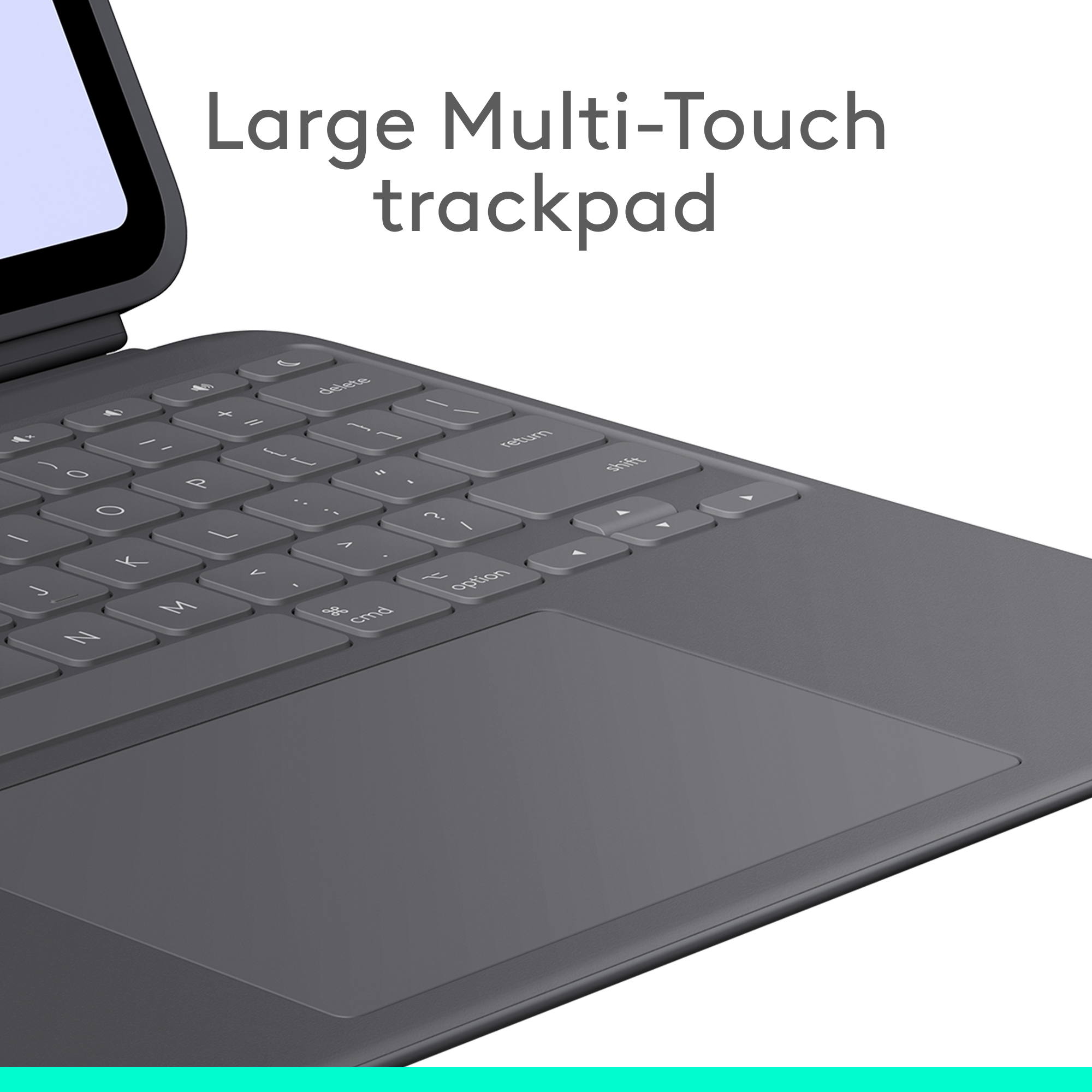 Tipkovnica LOGITECH Combo Touch QWERTY US International Smart Connector Graphite-1