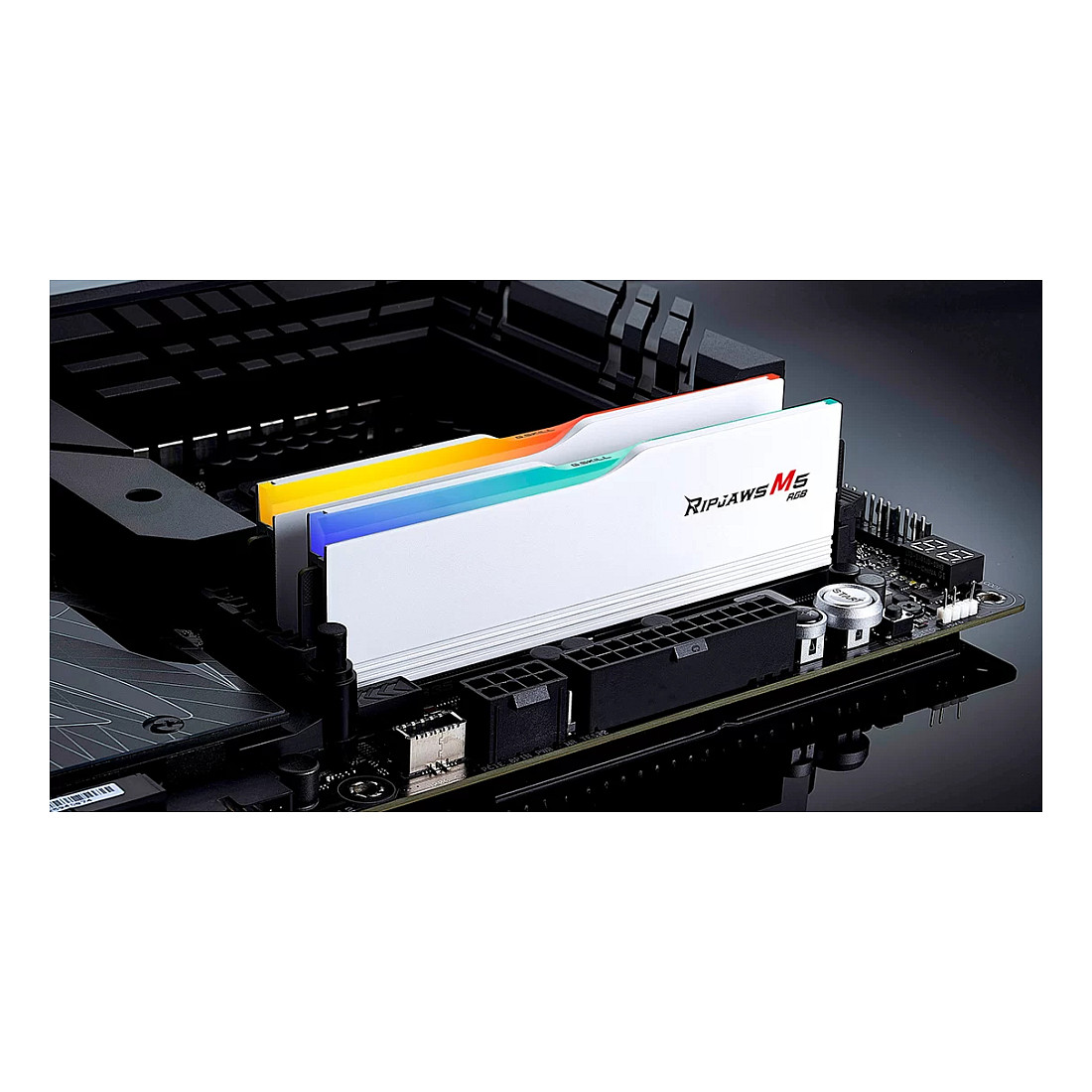 DDR5 RAM G.SKILL Ripjaws M5 RGB 32GB (2x16GB) 6000MHz CL32, bijeli-1