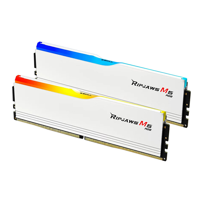 DDR5 RAM G.SKILL Ripjaws M5 RGB 32GB (2x16GB) 6000MHz CL32, bijeli-2