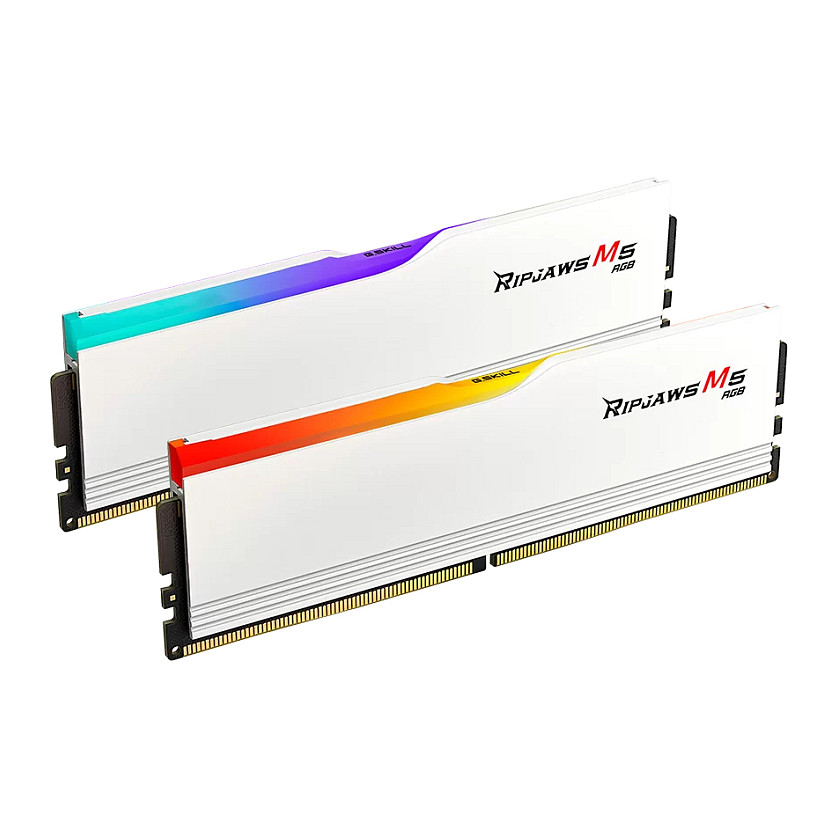 DDR5 RAM G.SKILL Ripjaws M5 RGB 32GB (2x16GB) 6000MHz CL32, bijeli-3