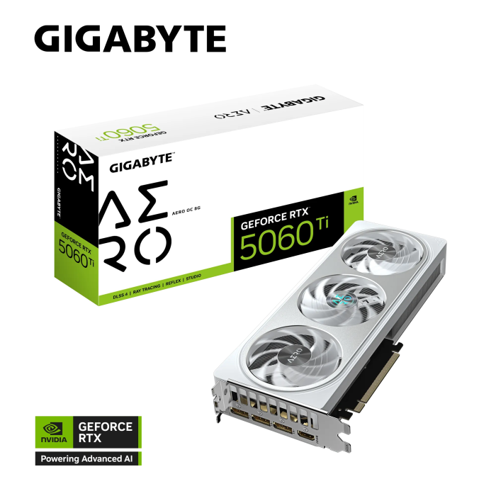 Grafička kartica GIGABYTE GeForce RTX 5060 Ti AERO OC 8G (8GB GDDR7, 128bit, PCI-E 5.0, 2647MHz, 3 x DisplayPort, 1 x HDMI)-3