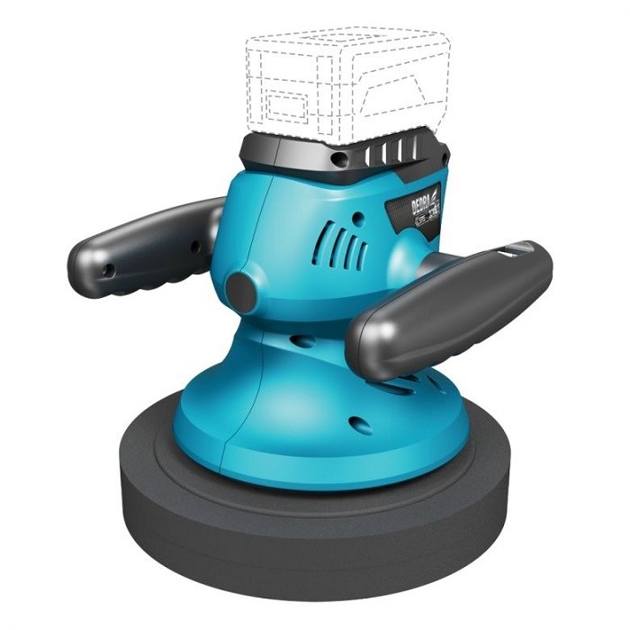 Akumulatorska polirka DEDRA DED7084 (18V, 254mm, 2500 o/min)-5