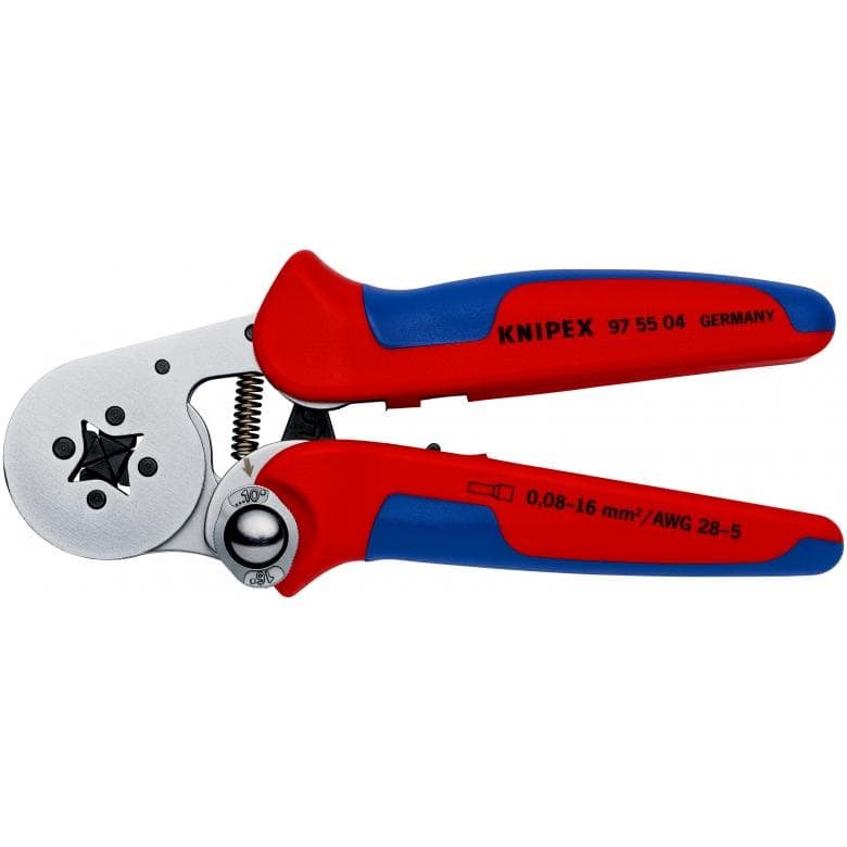 Kliješta za krimpanje KNIPEX 97 55 04 (samopodešavajuća, 0.08 - 10 mm², za završne čahure)-3
