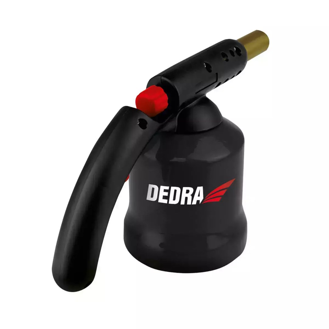 Plinski plamenik s piezo paljenjem DEDRA 31A020 (lampa za lemljenje, metalno kućište, 208 g/h, do 1200 °C)-1