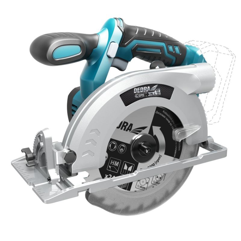 Akumulatorska kružna pila DEDRA DED7064 (18V, 165mm, bez baterije)-2