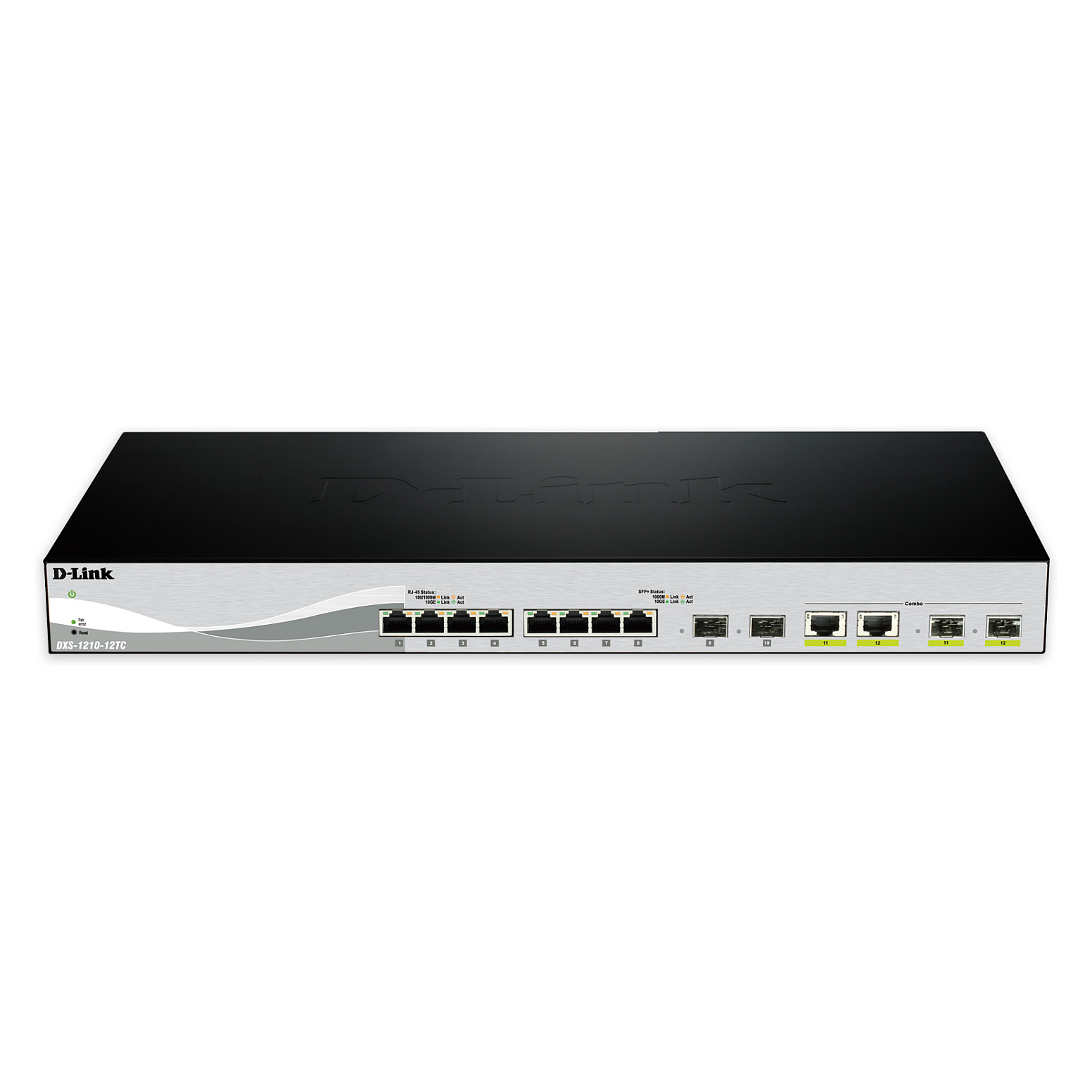 Mrežni switch D-LINK DXS-1210-12SC/E (12-portni, 10x 10G SFP+, 2x 10GBase-T Combo, Managed L2)-2
