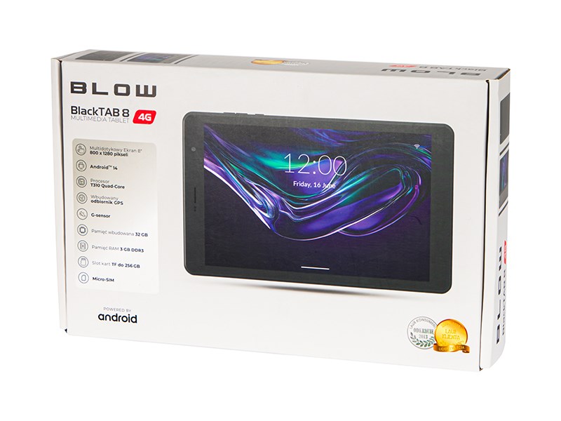 Tablet BLOW BlackTAB8 3/32GB 4G LTE-2
