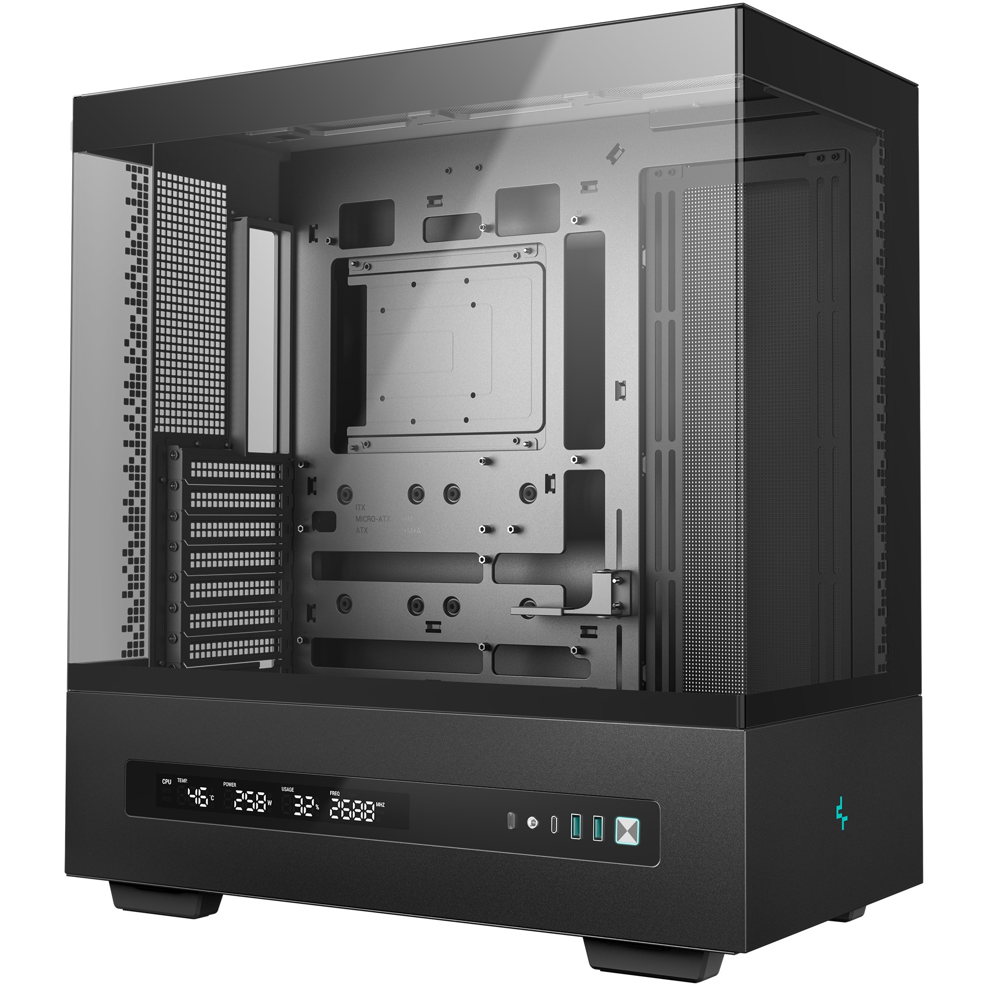Kućište za računalo DEEPCOOL CH690 Tower (Crno)-1