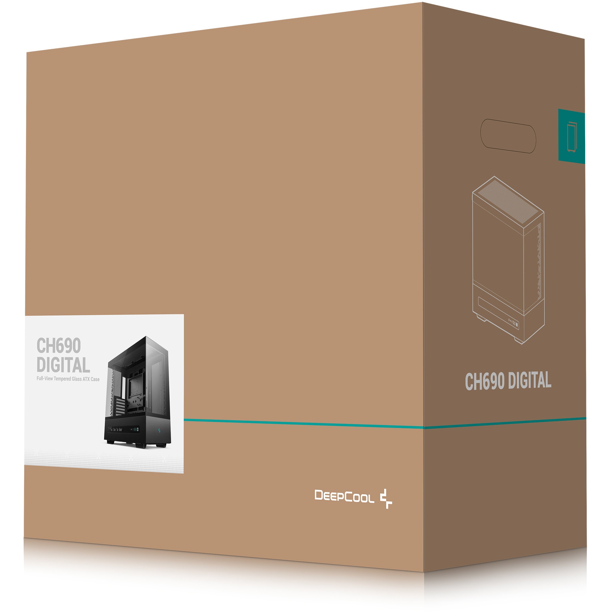 Kućište za računalo DEEPCOOL CH690 Tower (Crno)-2
