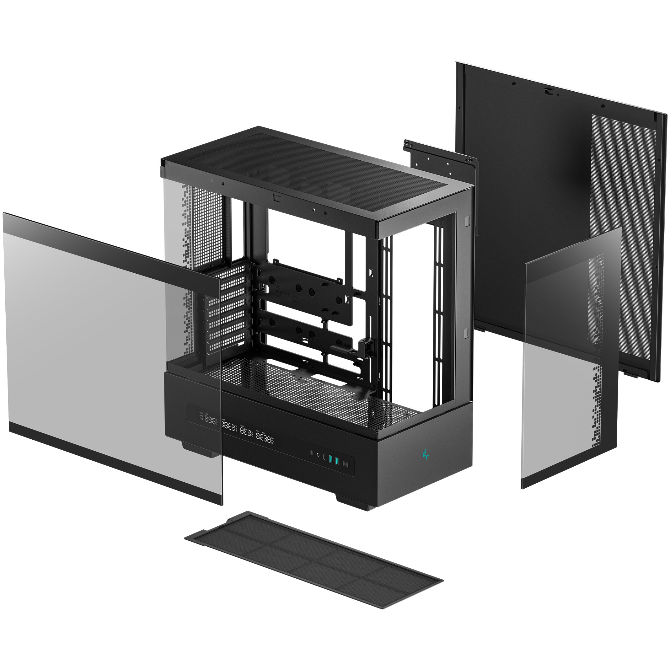 Kućište za računalo DEEPCOOL CH690 Tower (Crno)-10