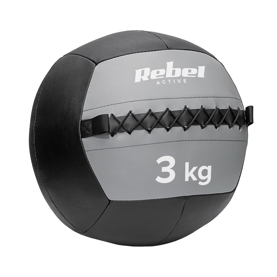 Medicine Exercise Ball 3 kg REBEL ACTIVE-0