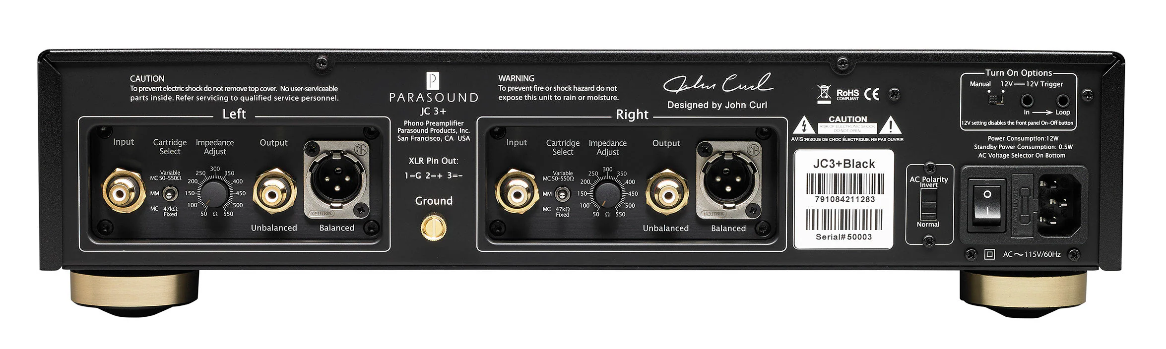 Phono pretpojačalo PARASOUND JC3+-1