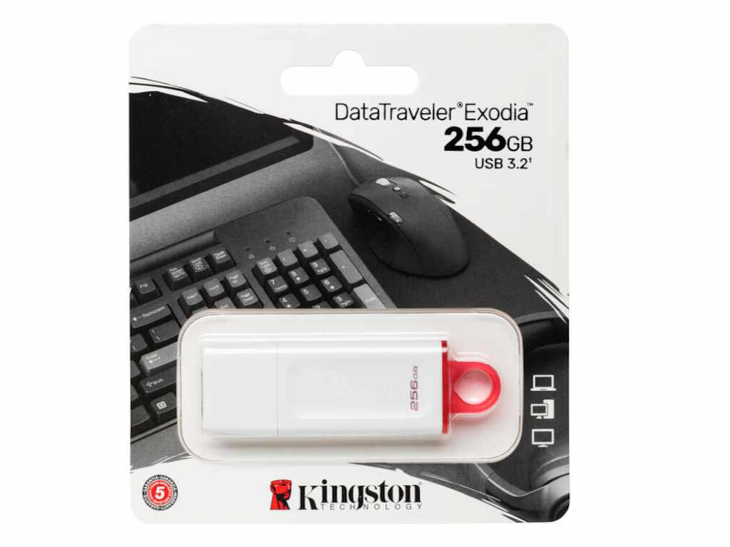 USB Stick KINGSTON Exodia 256GB (USB 3.2, Bijela)-3