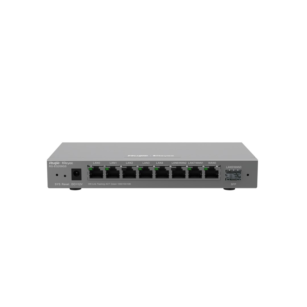 Router RUIJIE RG-EG209GS8 (600MBps, Gigabit elec.ports, 1 Gigabit SFP, 1WAN)-1