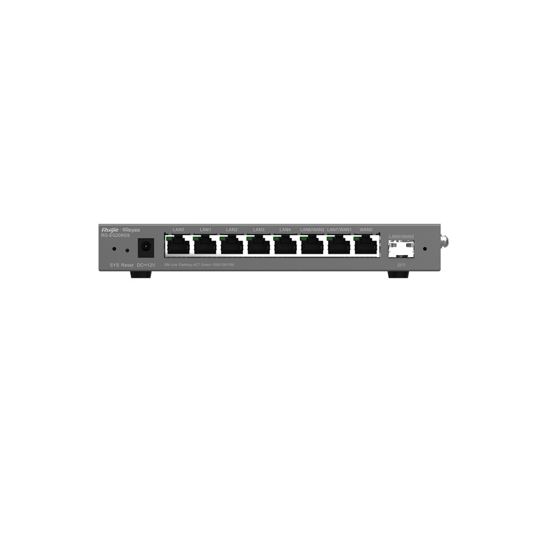 Router RUIJIE RG-EG209GS8 (600MBps, Gigabit elec.ports, 1 Gigabit SFP, 1WAN)-0